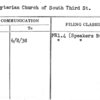 Presbyterian Church of South Third St.