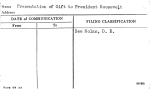 Presentation of Gift to President Roosevelt