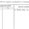 President's reports on Exhibits & Concessions