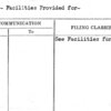 Press - Facilities Provided for-