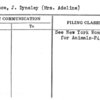 Prince, J. Dyneley (Mrs. Adeline)
