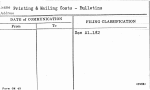 Printing & Mailing Costs - Bulletins