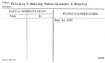 Printing & Mailing Costs-Calendar & Minutes