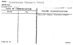Probationary Fireman's School