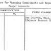 Procedure For Charging Commitments and Expenses To Proper Accounts
