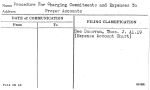 Procedure For Charging Commitments and Expenses To Proper Accounts