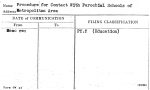Procedure for Contact With Parochial Schools of Metropolitan Area