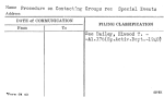 Procedure on Contacting Groups re: Special Events