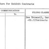 Procedure for Exhibit Contracts