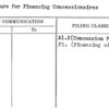 Procedure for Financing Concessionaires