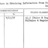 Procedure in Obtaining Information from Construction Department