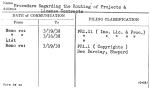 Procedure Regarding the Routing of Projects & License Contracts