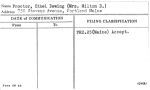 Proctor, Ethel Dewing (Mrs. Milton D.)