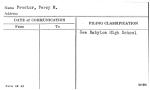 Proctor, Percy M.