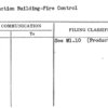 Production Building-Fire Control