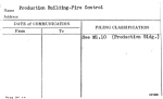 Production Building-Fire Control