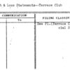 Profit & Loss Statements--Terrace Club