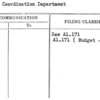 Program Coordination Department