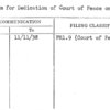 Program for Dedication of Court of Peace on Armistice Day
