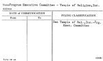 Program Executive Committee - Temple of Religion, Inc.