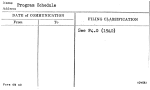 Program Schedule