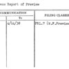Progress Report of Preview