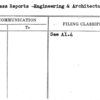 Progress Reports -Engineering & Architectural Design
