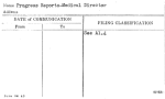 Progress Reports-Medical Director