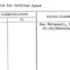 Projects for Unfilled Space
