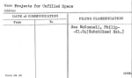 Projects for Unfilled Space