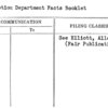 Promotion Department Facts Booklet