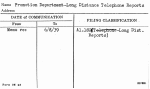 Promotion Department-Long Distance Telephone Reports