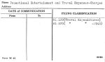 Promotional Entertainment and Travel Expenses-Charges