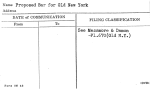 Proposed Bar for Old New York