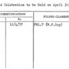 Proposed Celebration to be Held on April 30, 1938