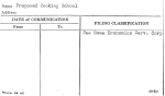 Proposed Cooking School