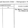 Proposed Executive Order - Photographic Permits