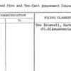 Proposed Five and Ten-Cent Amusement Concession