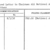 Proposed Letter to Chairman All National Advisory Committees