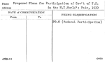 Proposed Plans for Participation of Gov's of U.S. in the N.Y.World's Fair, 1939