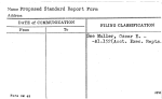 Proposed Standard Report Form