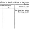 Proposition to Amend Articles of Certificate of Incorporation