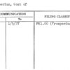 Prospectus, Cost of