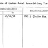 Province of Quebec Hotel Association, Inc.