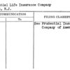 Prudential Life Insurance Company