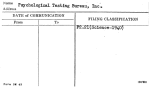 Psychological Testing Bureau, Inc.