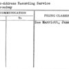 Public-Address Recording Service
