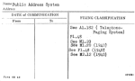 Public Address System