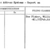 Public Address Systems - Report on