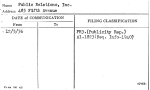 Public Relations, Inc.